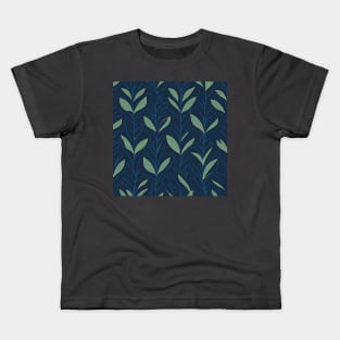 green leaves pattern modern. Kids T-Shirt